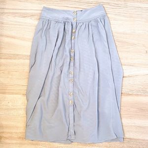 ⭐️2 for 20⭐️ urban outfitters midi blue skirt